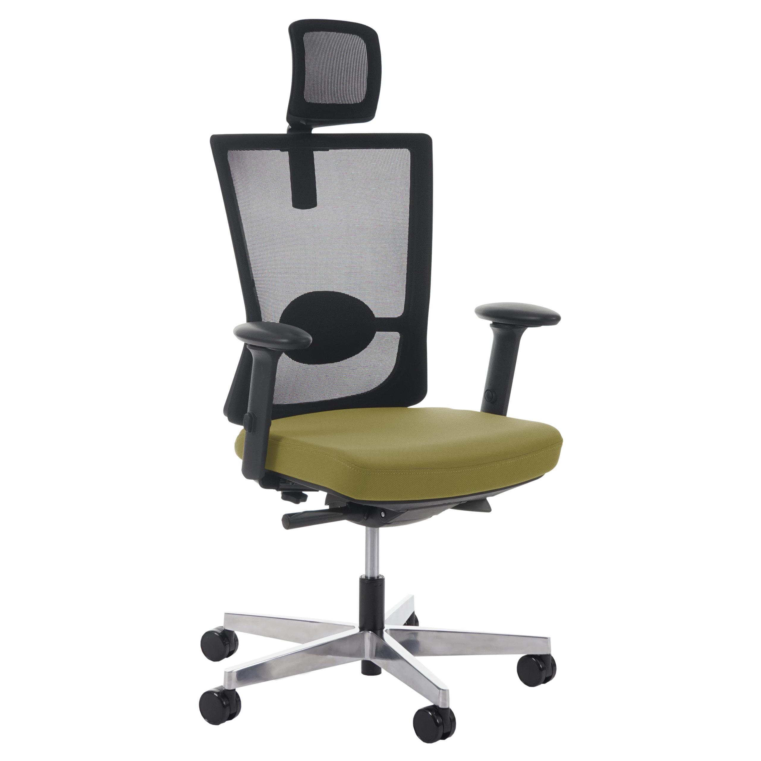 Chaise ergonomique NIL PRO, 100% Ajustable, Excellente Qualité, Utilisation 8 heures, Vert