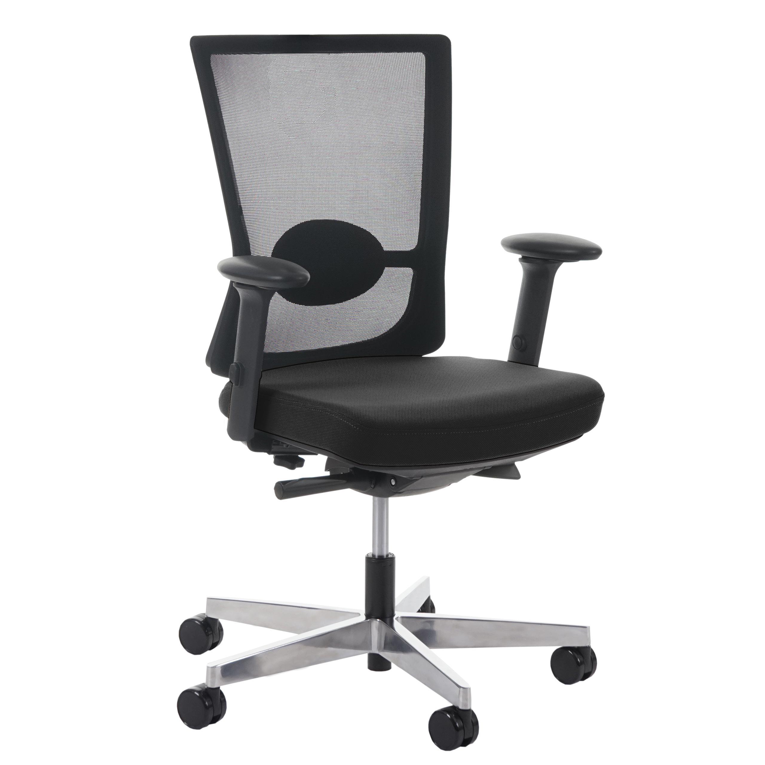 Chaise ergonomique NIL, 100% Ajustable, Excellente Qualité, Utilisation 8 heures, Noir