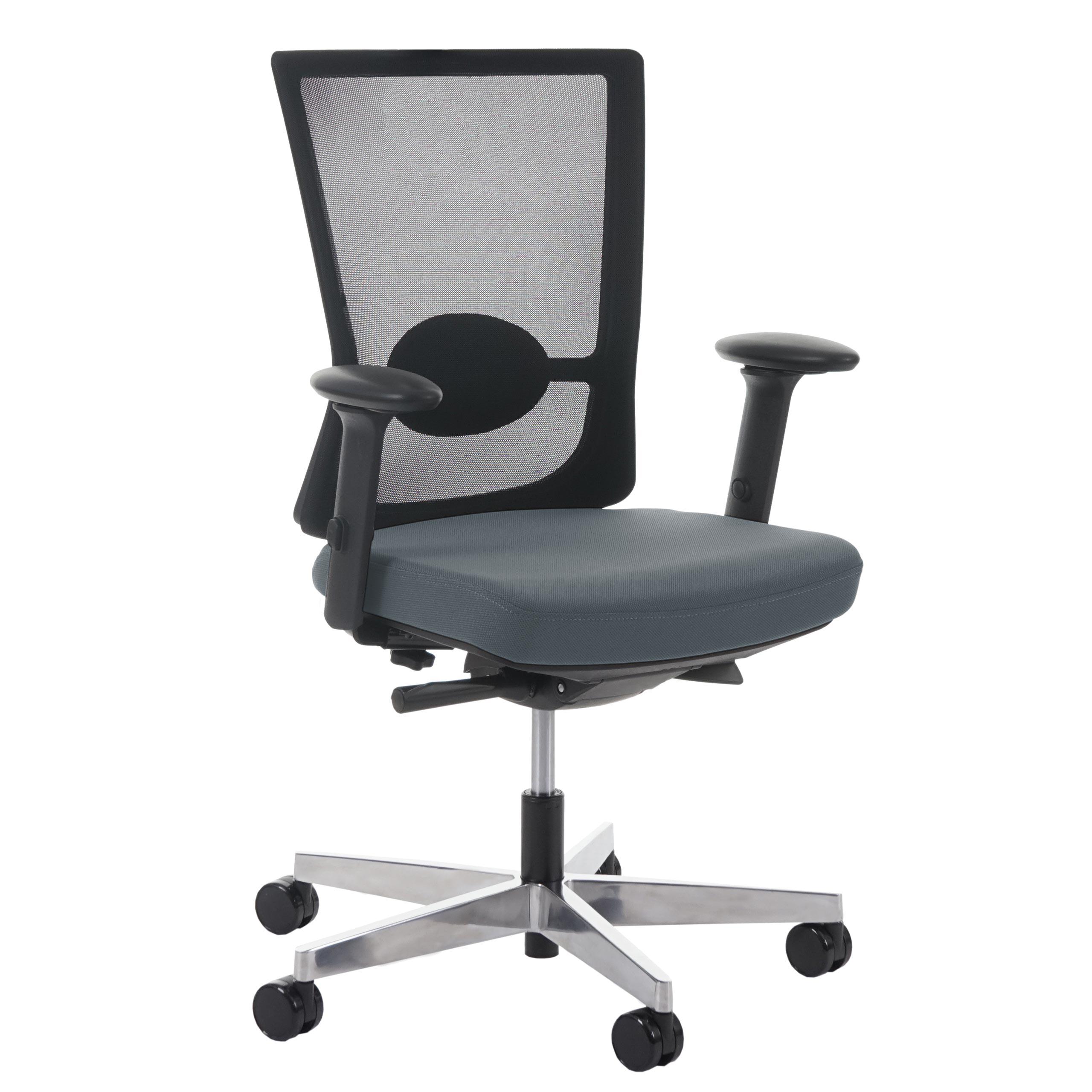 Chaise ergonomique NIL, 100% Ajustable, Excellente Qualité, Utilisation 8 heures, Gris