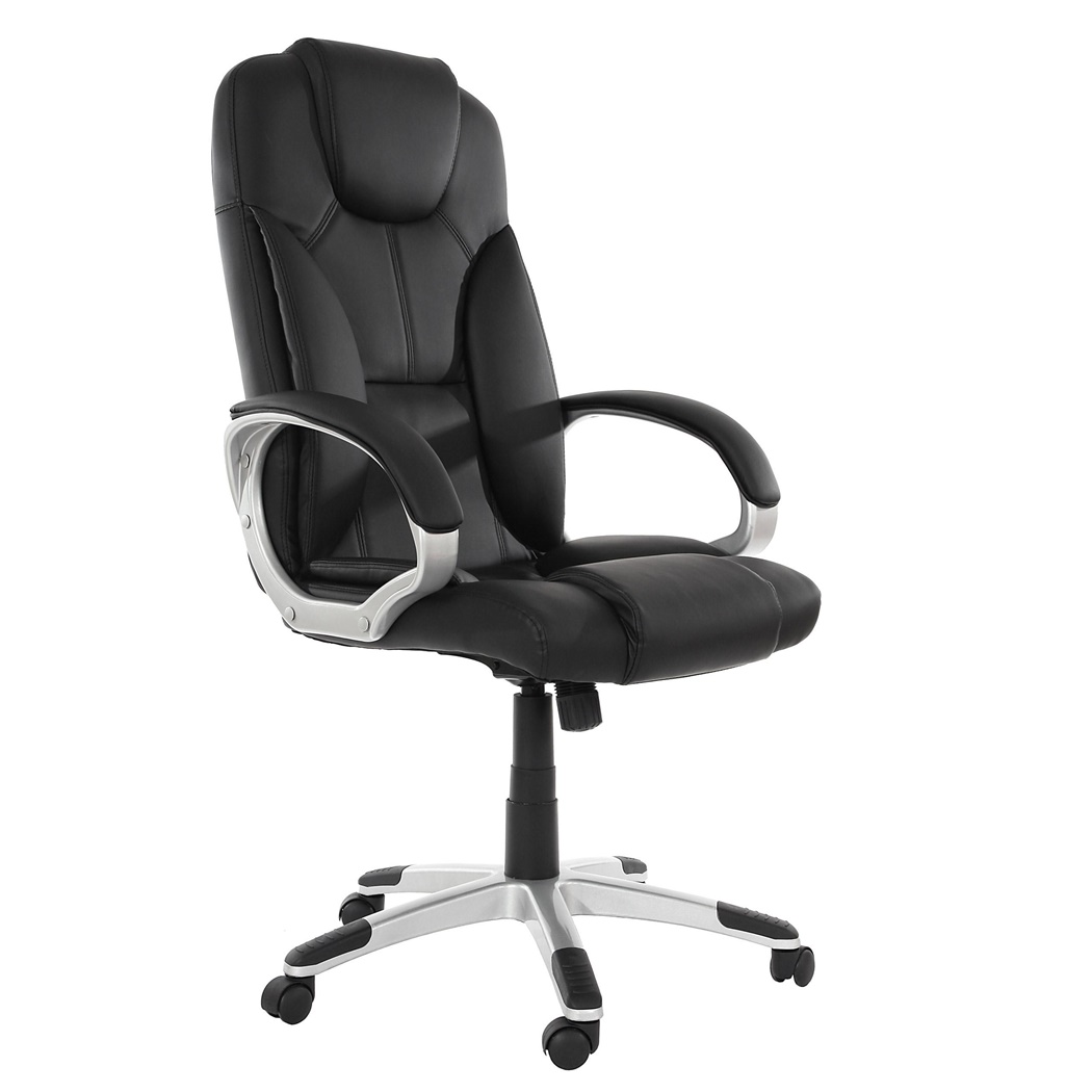 Fauteuil de bureau ARONA, Prix imbattable, Grand Confort, rembourrage, Noir
