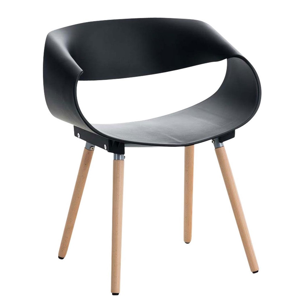 Chaise LARY Visitant, Design Futuriste Exclusif, Structure Métallique, Couleur Noir