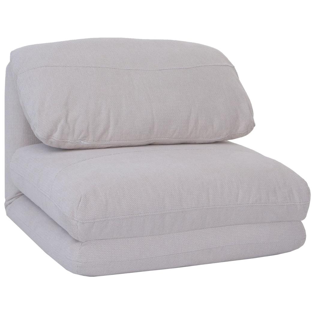 Chauffeuse NANTES, Convertible en Lit, Confortable et Polyvalente, en Tissu, Beige