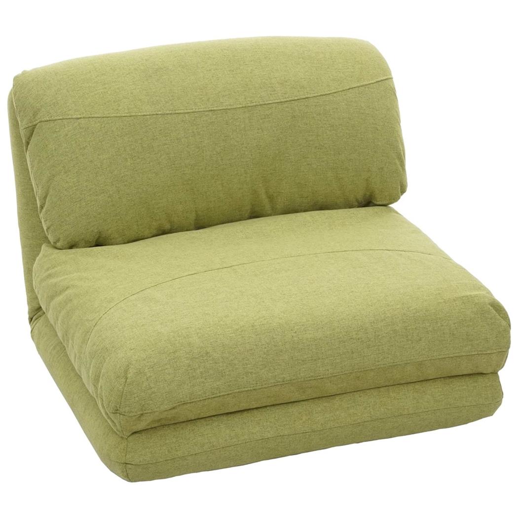 Chauffeuse NANTES, Convertible en Lit, Confortable et Polyvalente, en Tissu, Vert