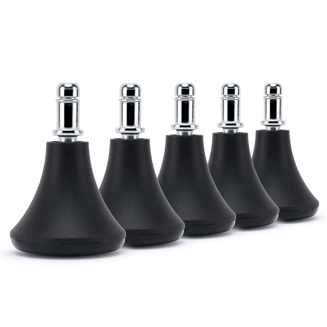Lot de 5 Patins H2, Axe de 11mm, Design Elégant, Antidérapants et Résistants