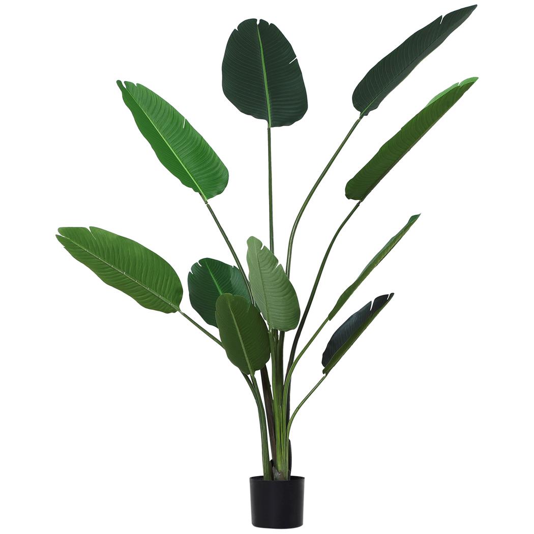 Plante de Bureau ETNA, Hauteur 180cm, Bananier Artificiel, Pot Inclus
