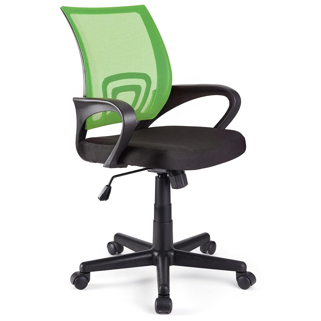 Chaise de bureau SÉOUL, Design séduisant, Grande Assise Rembourrée, Vert