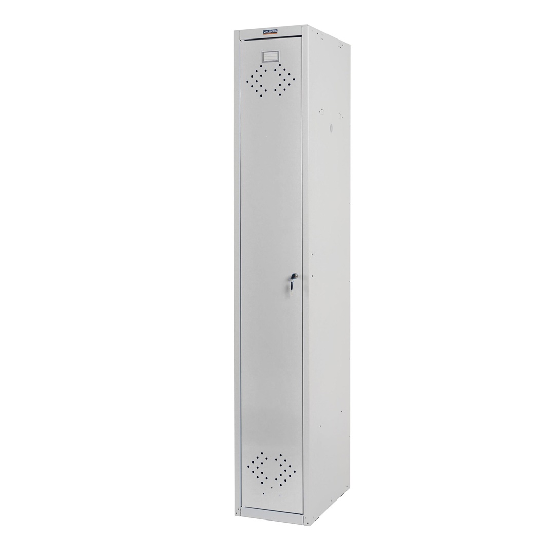Armoire Casier BERIT 1 PORTE, 183x30x50 cm, en Acier, Gris