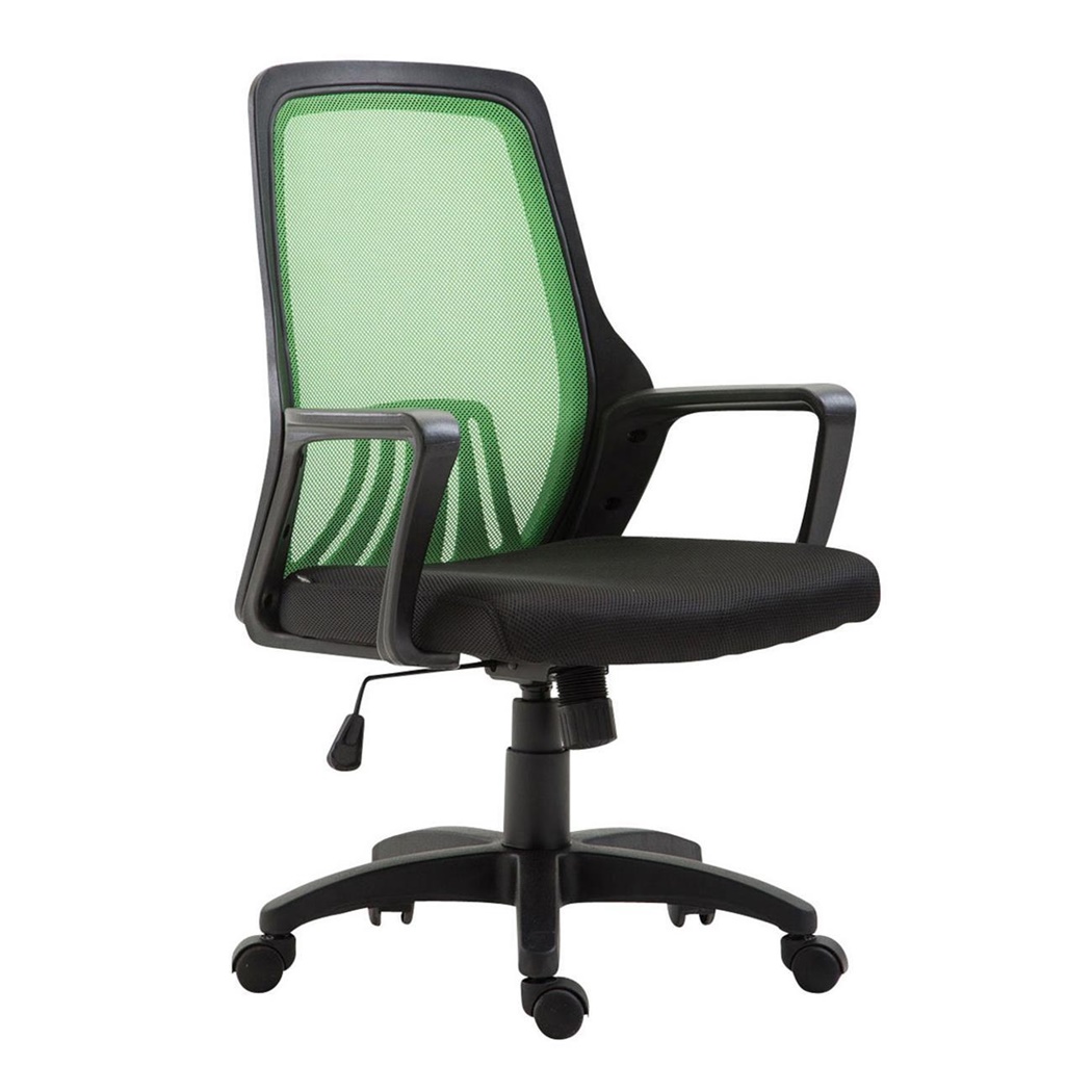 Chaise de bureau CLIVEN, Support Lombaire, Mécanisme basculant, Vert