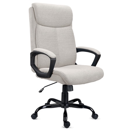 Fauteuil de bureau COSMO TISSU, Grande qualité, Gris Clair