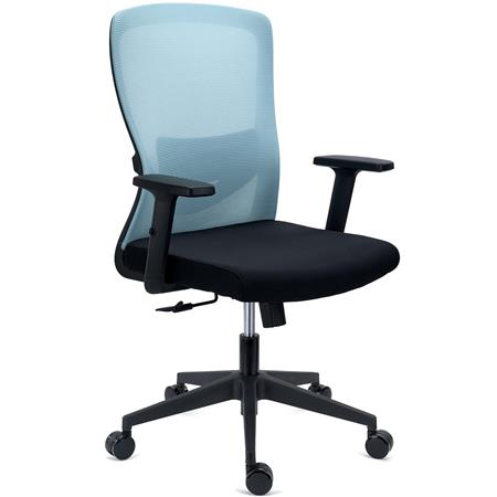 Chaise de Bureau NOTE, Utilisation Intensive de 8h, Support Lombaire Réglable, en Tissu et Maille Respirable, Vert