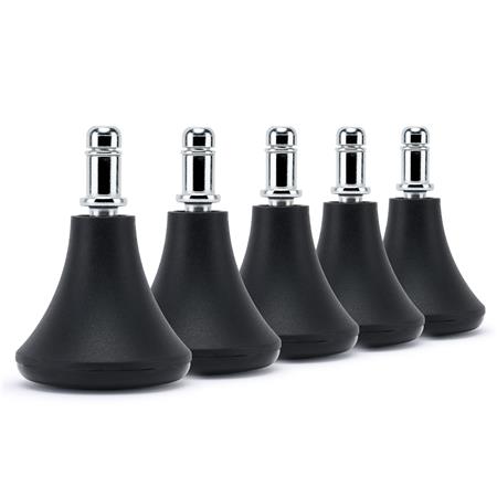 Lot de 5 Patins H2, Axe de 11mm, Design Elégant, Antidérapants et Résistants