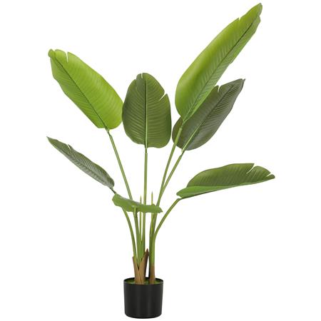 Plante de Bureau NOKI, Hauteur 109cm, Bananier Artificiel, Pot Inclus