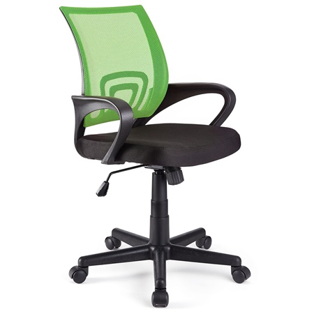 Chaise de bureau SÉOUL, Design séduisant, Grande Assise Rembourrée, Vert
