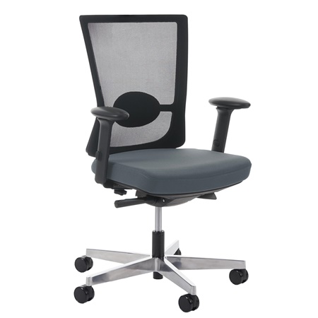 Chaise ergonomique NIL, 100% Ajustable, Excellente Qualité, Utilisation 8 heures, Gris