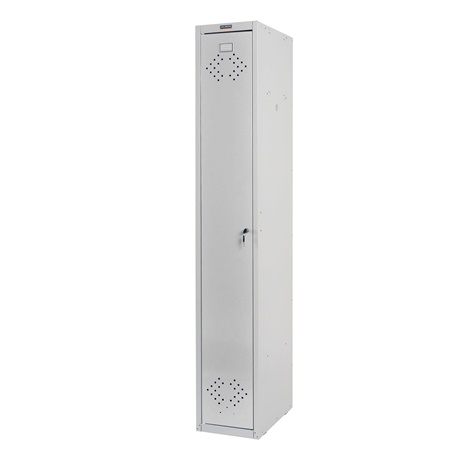 Armoire Casier BERIT 1 PORTE, 183x30x50 cm, en Acier, Gris